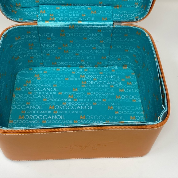 Moroccan Oil Case Box Orange w/ handle Travel Cosmetic - Picture 6 of 6